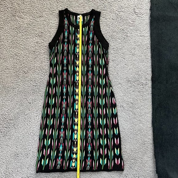 Missoni Knit Knee Length Knit Dress - Turquoise & Black - Picture 6 of 8